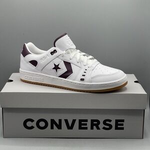 Converse Men's 11 Sneakers White Leather Skate AS-1 Pro Low Purple A08479C
